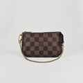Louis Vuitton Mini Pochette Accessoires in tela Damier Ebene