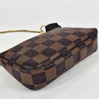 Louis Vuitton Mini Pochette Accessoires in tela Damier Ebene