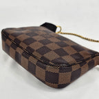 Louis Vuitton Mini Pochette Accessoires in tela Damier Ebene