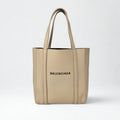 Balenciaga Everyday XXS Tote Bag in pelle di vitello beige