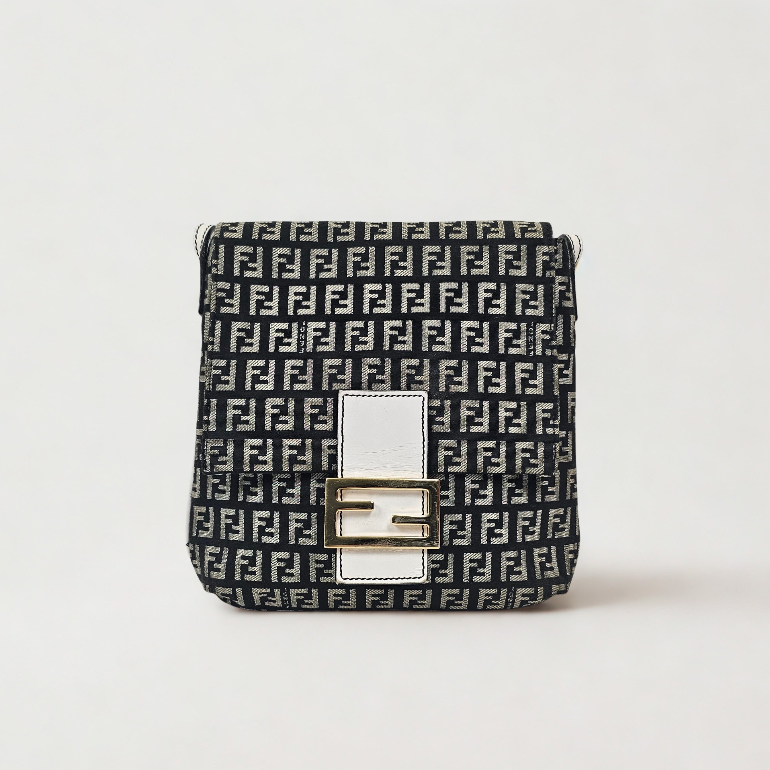Fendi Zucchino Tube Messenger Bag