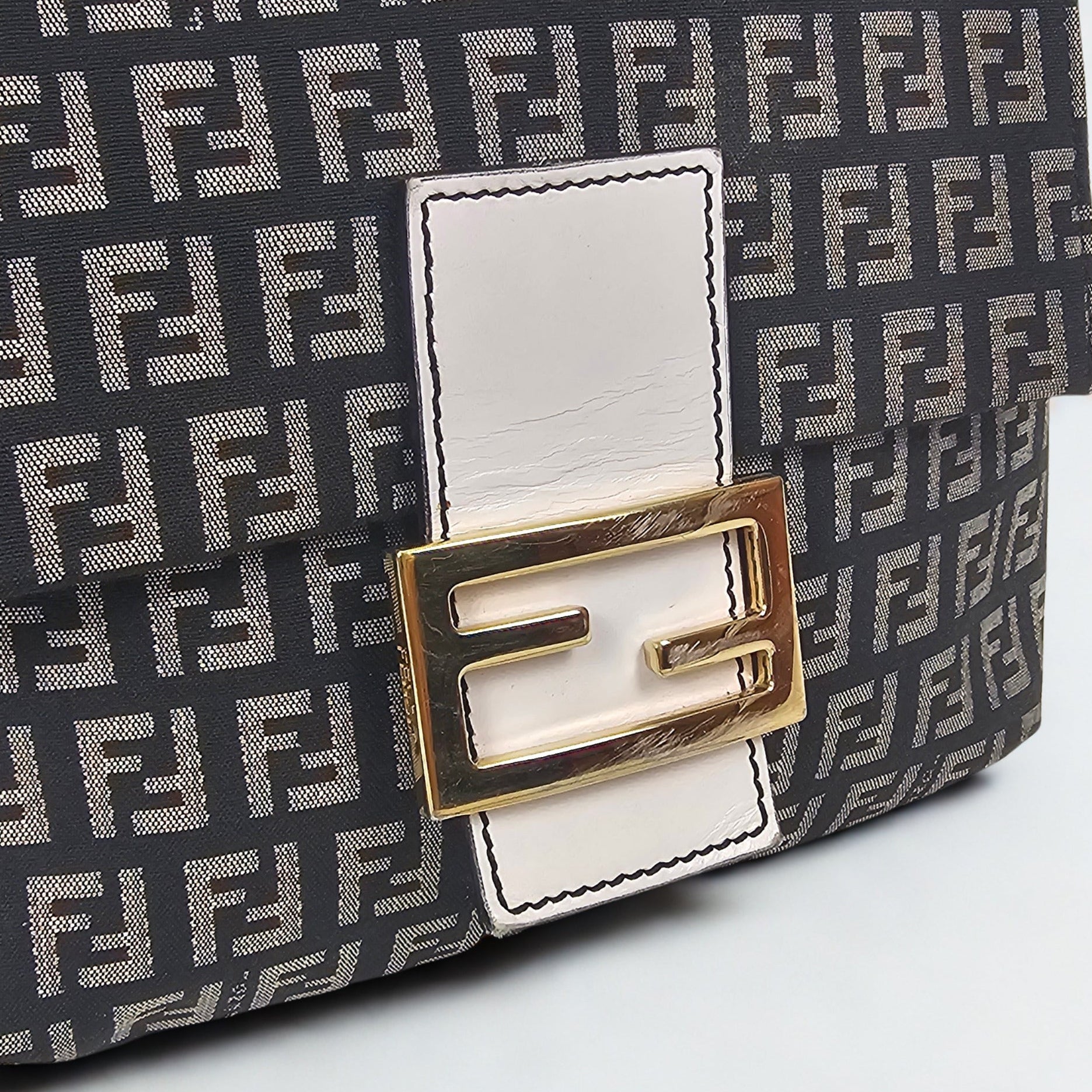 Fendi Zucchino Tube Messenger Bag