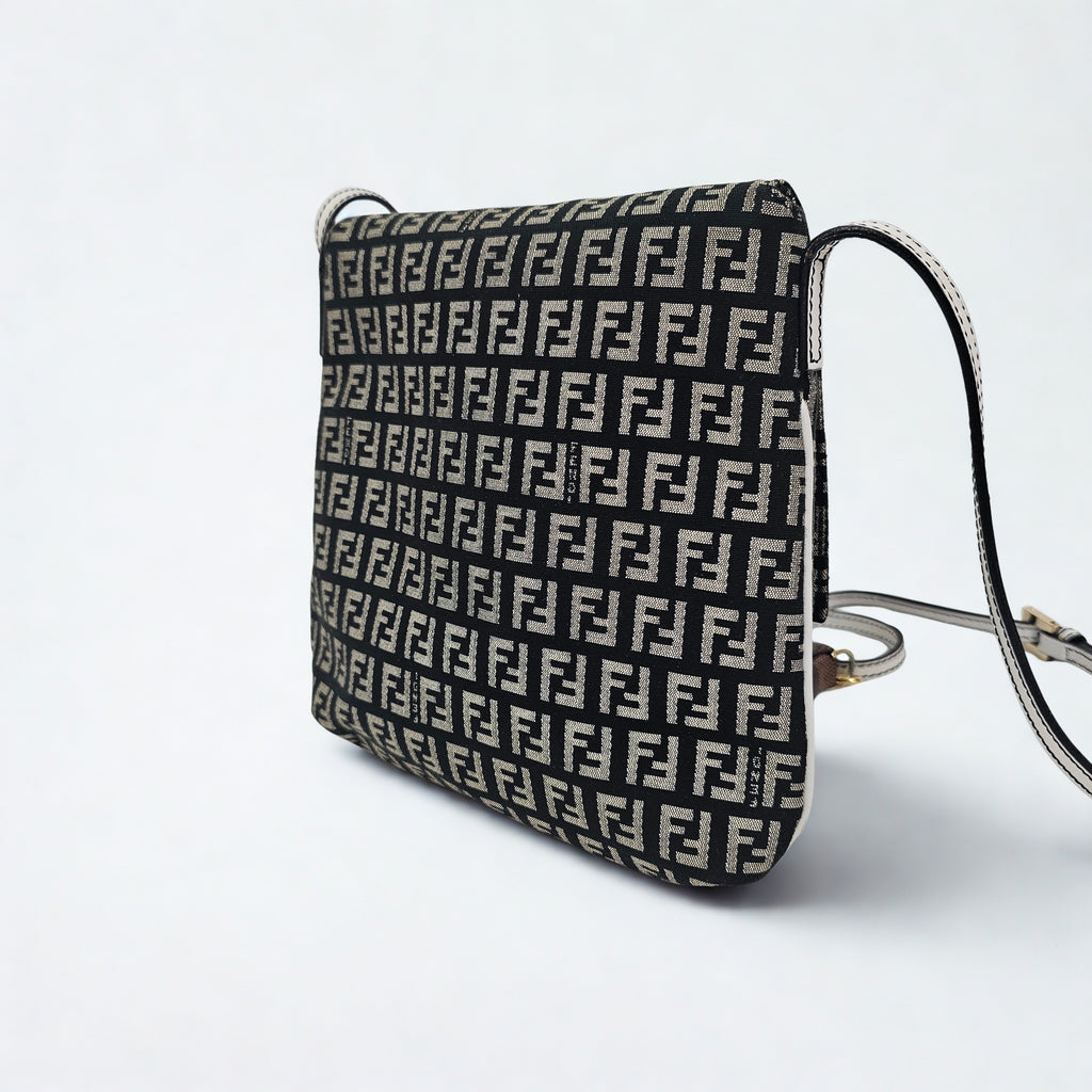 Fendi Zucchino Tube Messenger Bag