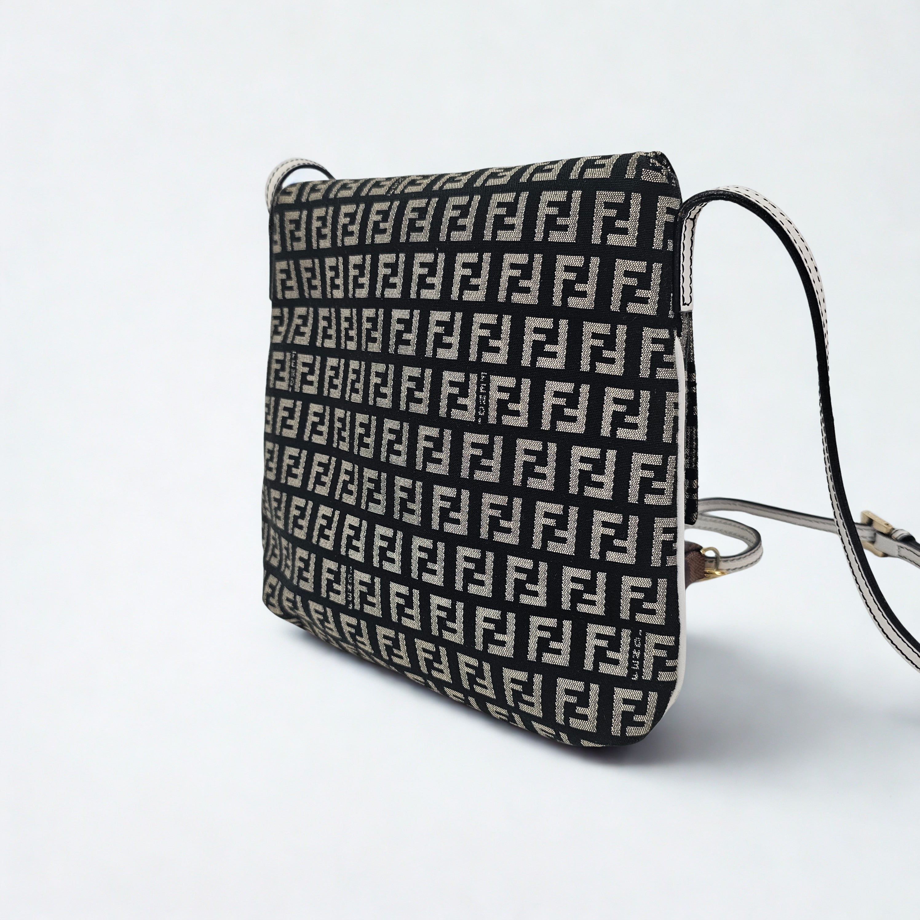 Fendi Zucchino Tube Messenger Bag