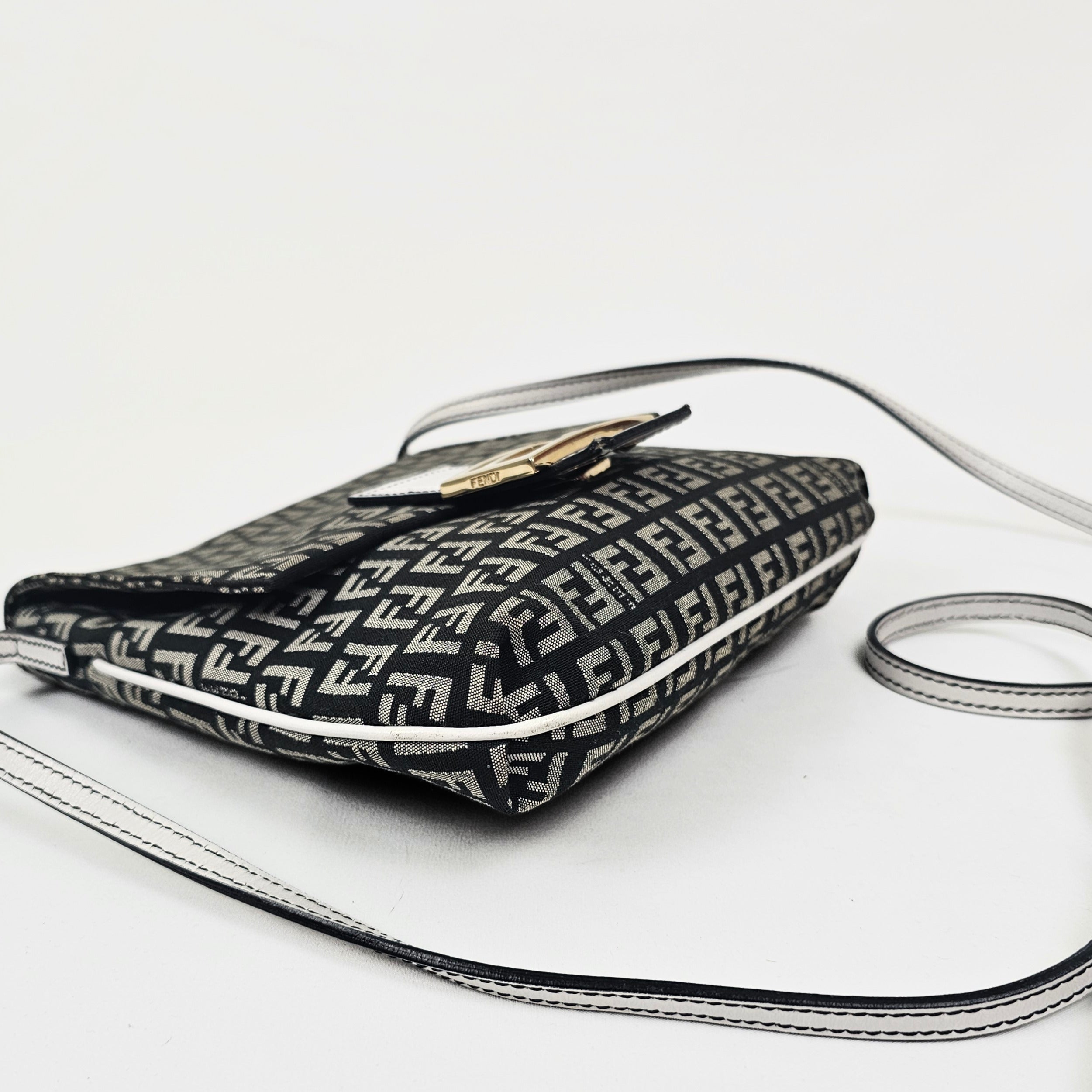 Fendi Zucchino Tube Messenger Bag