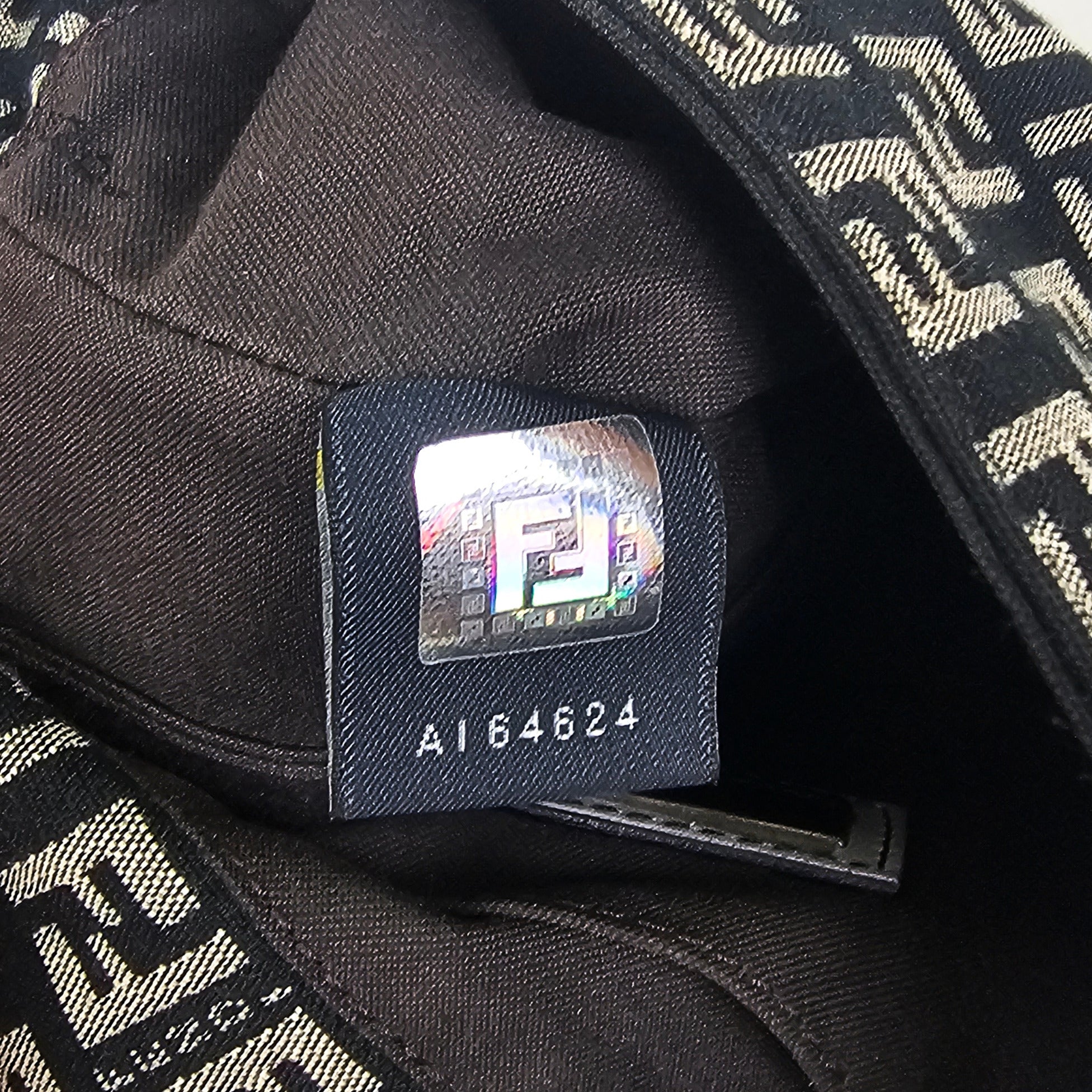 Fendi Zucchino Tube Messenger Bag
