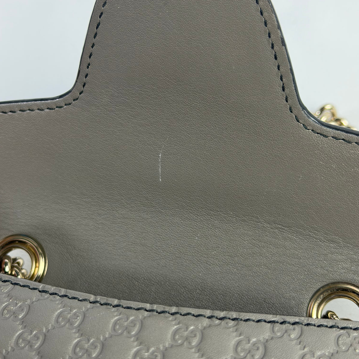 Gucci Emily Mini - Pelle Grigia