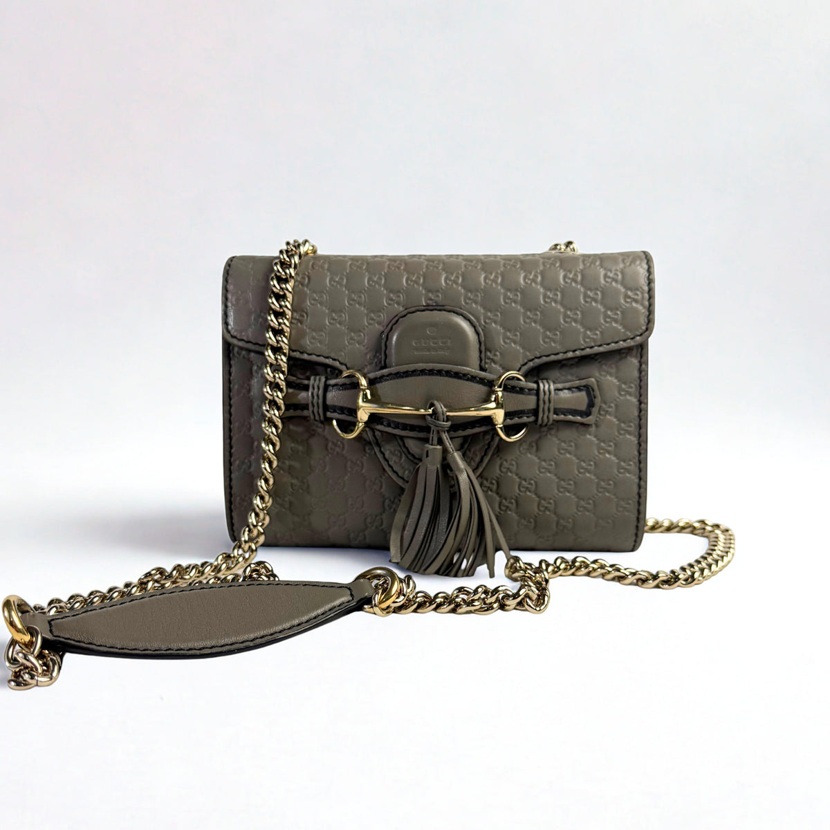 Gucci Emily Mini - Pelle Grigia