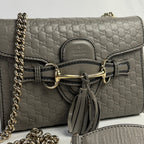 Gucci Emily Mini - Pelle Grigia