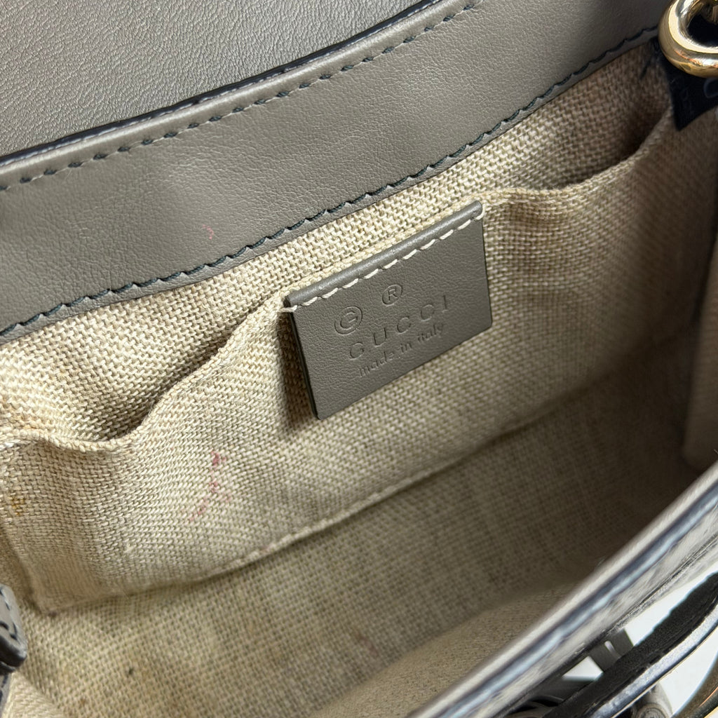 Gucci Emily Mini - Pelle Grigia