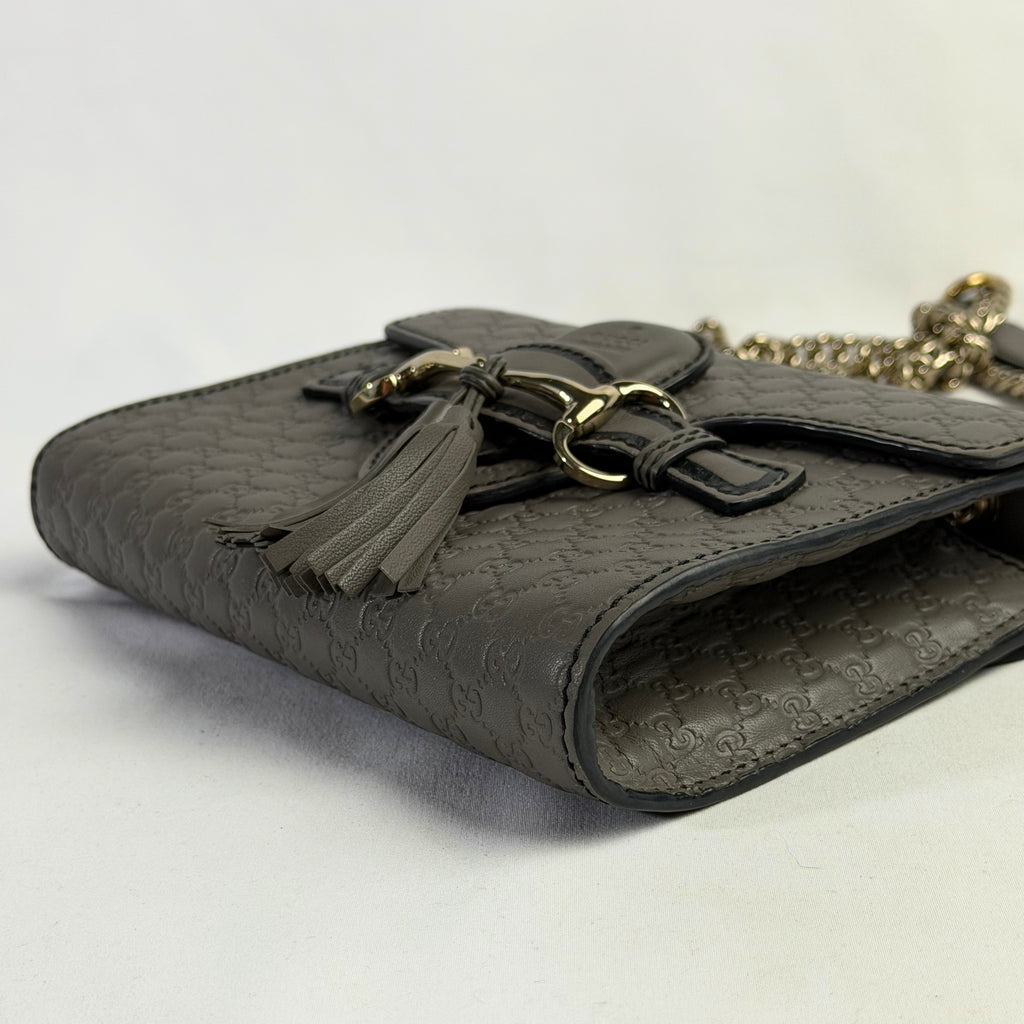 Gucci Emily Mini - Pelle Grigia