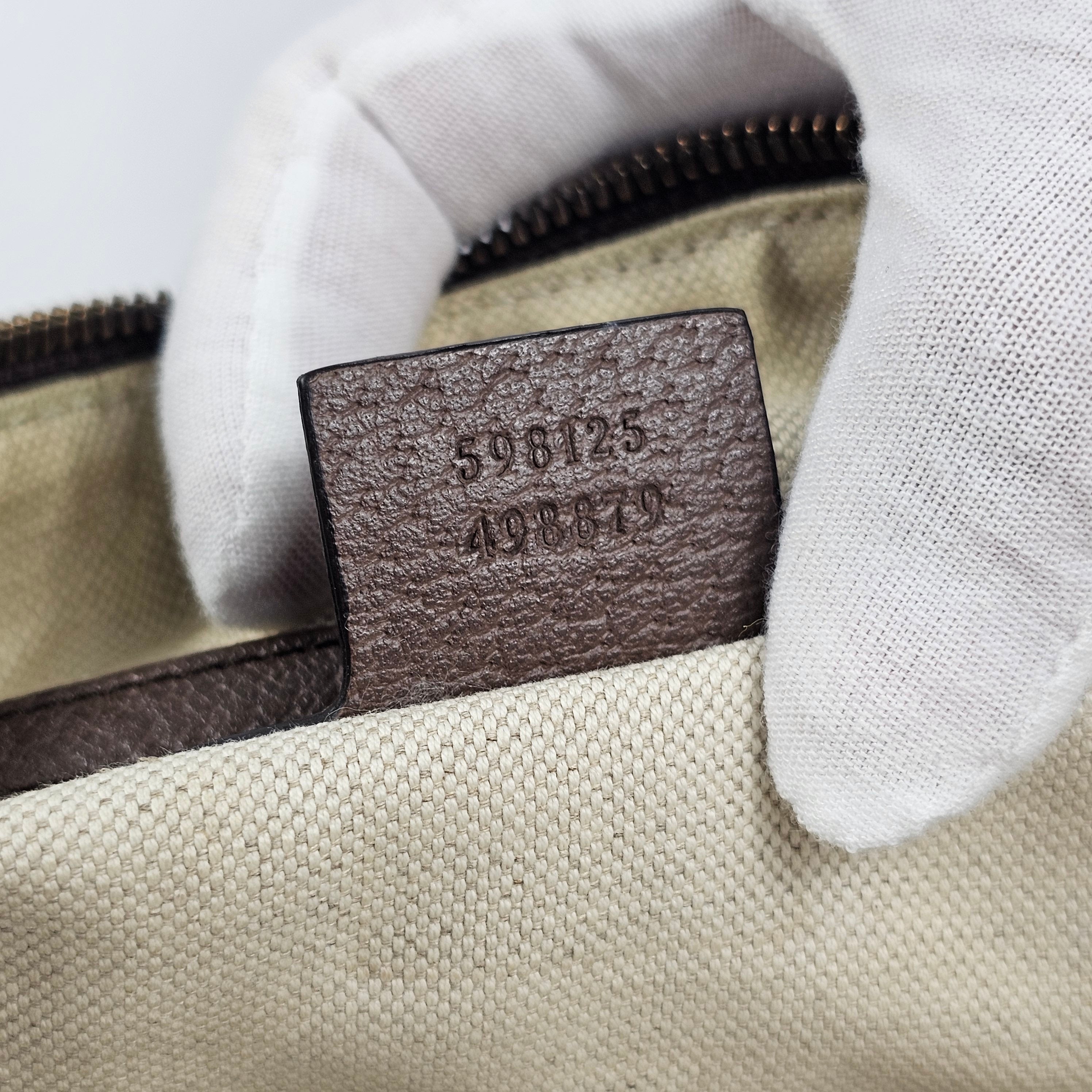 Gucci Ophidia GG Supreme Messenger Beige con Web Stripe