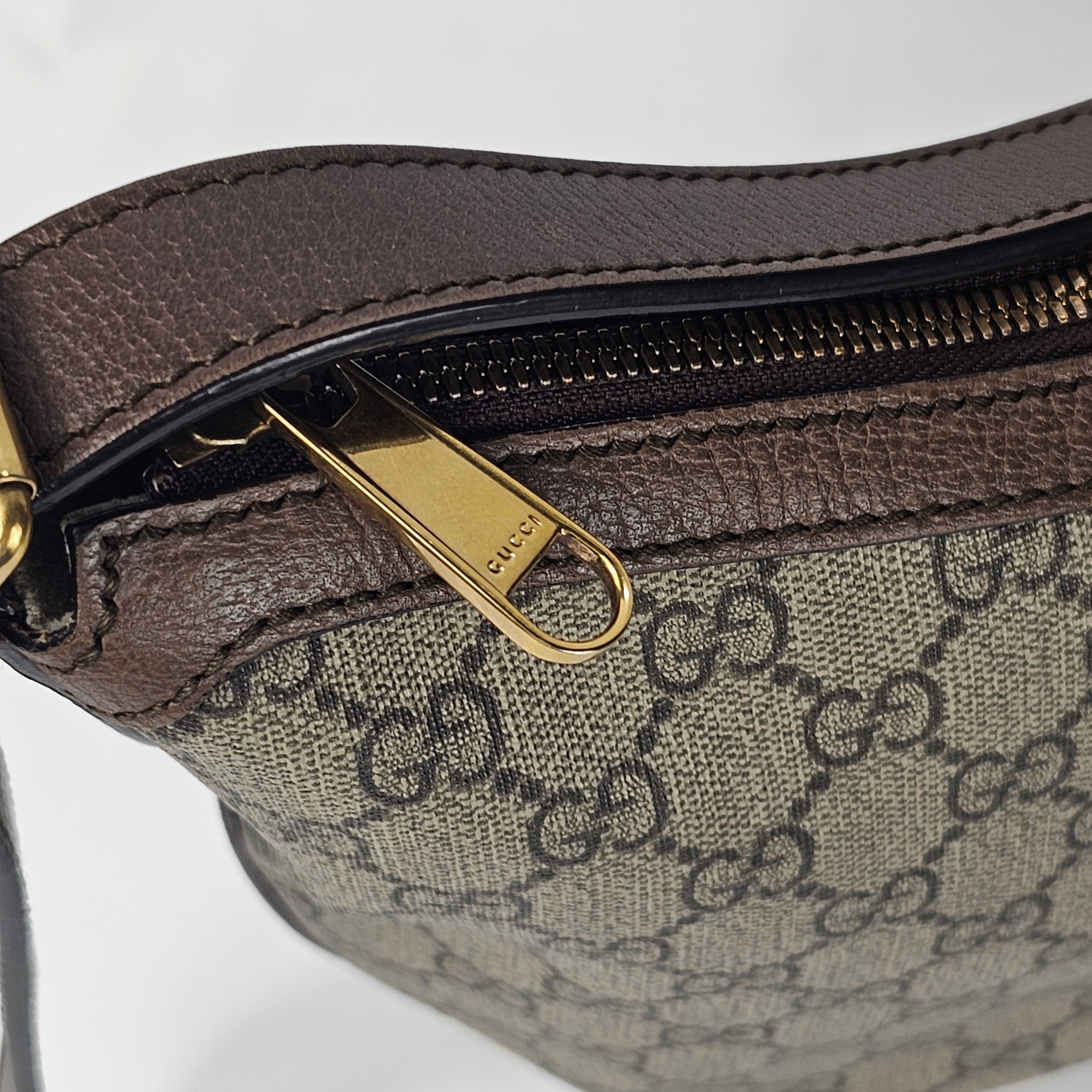 Gucci Ophidia GG Supreme Messenger Beige con Web Stripe