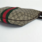 Gucci Ophidia GG Supreme Messenger Beige con Web Stripe