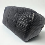 Gucci Boston Microguccissima in pelle nera